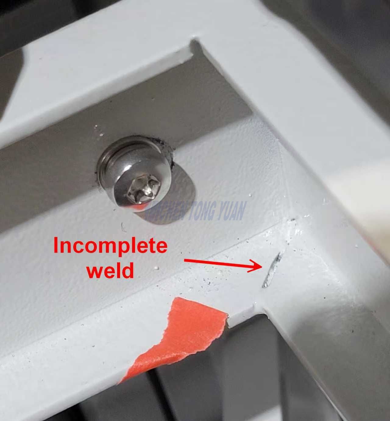 Incomplete weld penetration in energy storage cabinet sheet metal Incomplete weld penetration in energy storage cabinet sheet metal