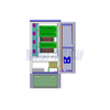 240 Cores Outdoor Fiber Optic Distribution Cabinet