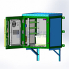 10U Wall mount outdoor telecom enclosure