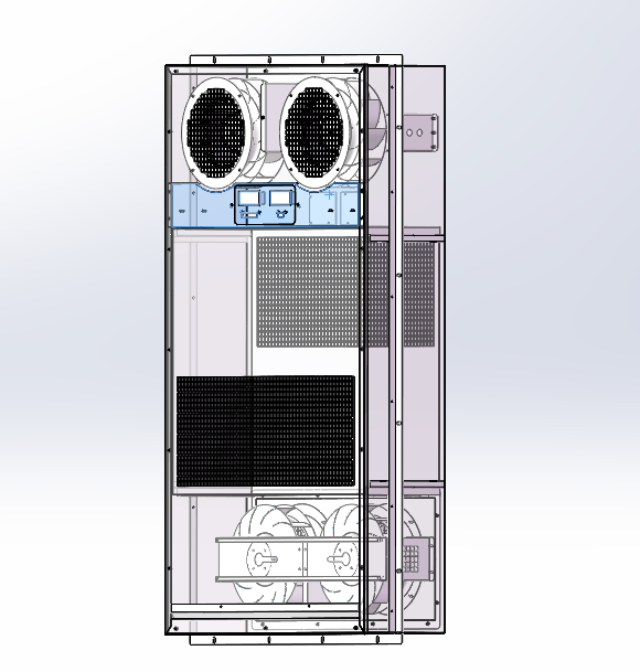 air to air plate heat exchanger 3D view (2)