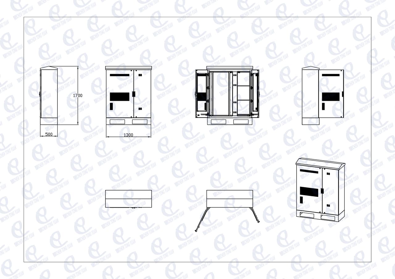 street cabinet drawing
