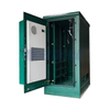 outdoor telecom equipment shelter with cooling system and IP protection