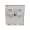 air conditioned field cabinet front view with closed door for outdoor industrial installation