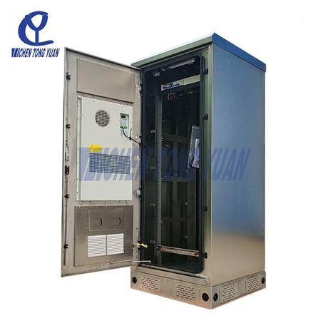Cytech Customized Stainless Steel Outdoor Server Rack Cbinet with 1500W Air Conditioner