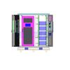 55kw Outdoor Battery Energy Storage Cabinet with 51.2kwh Lithium Battery