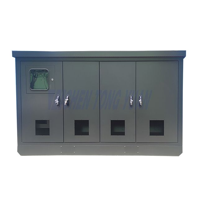 Outdoor battery storage cabinet for industrial and commercial energy storage systems