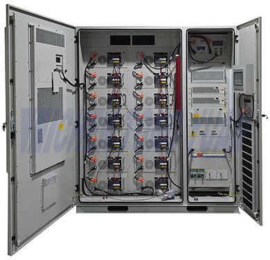 Energy storage battery cabinet with fire suppression technology and multi-layer electrical safety protection5