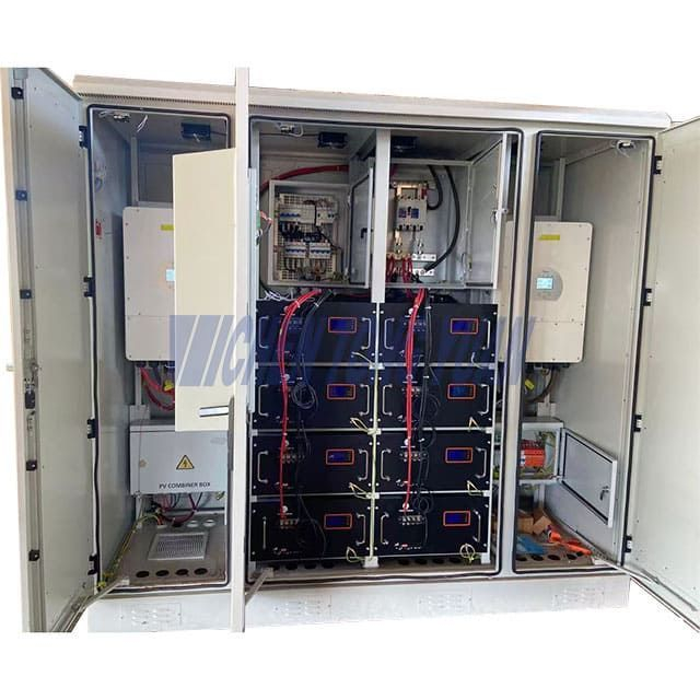 Cytech Wheatherproof 24kw Outdoor Battery Enclosure with 61.44kwh lithium battery 