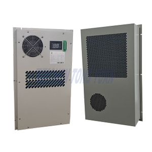 Cabinet ac unit used for cooling remote telecom and solar equipment cabinets
