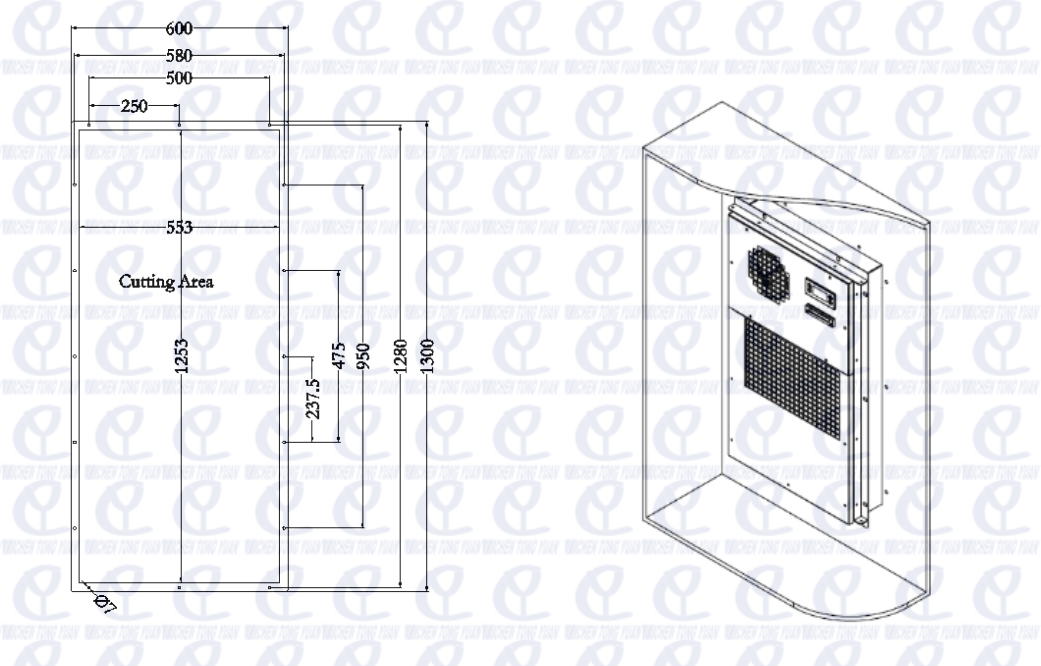 enclosure heat exchanger 260w (1)