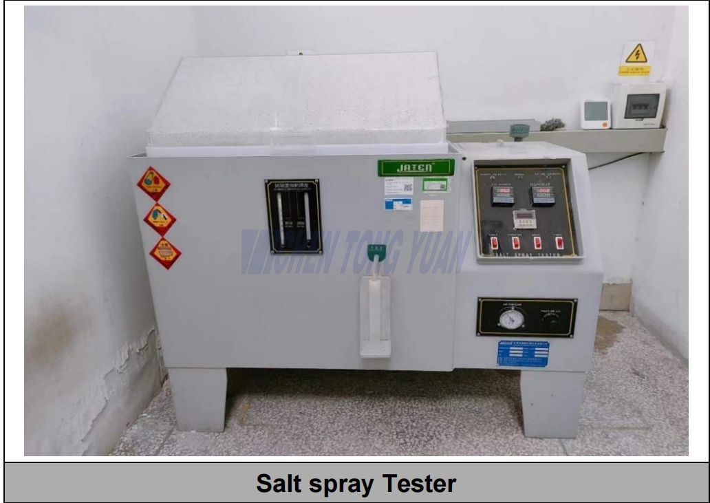 Probador de spray de sal