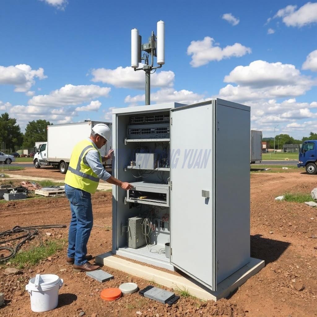 Step 5 Install Internal Equipment for outdoor equipment cabinet