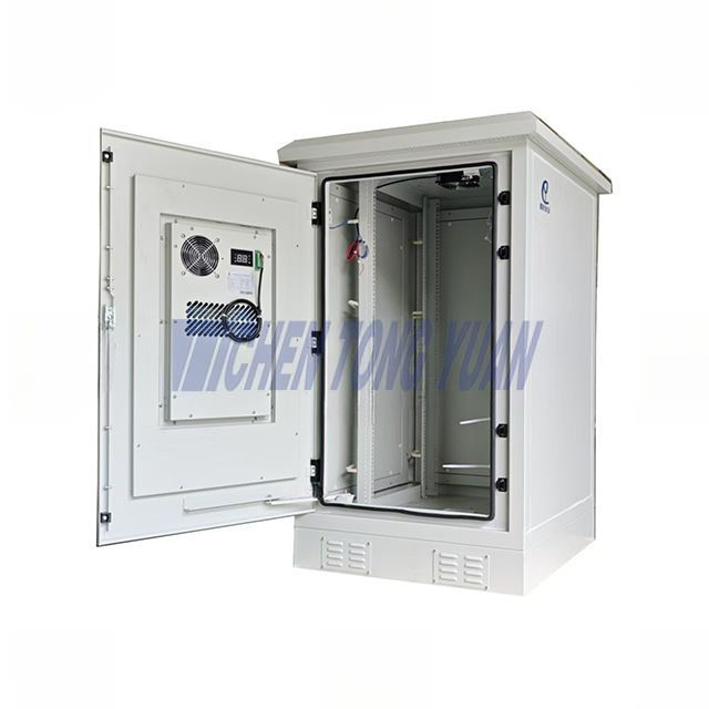 Outside Connection Room Telecommunications Enclosure with Air Conditioning and Thermal ...
