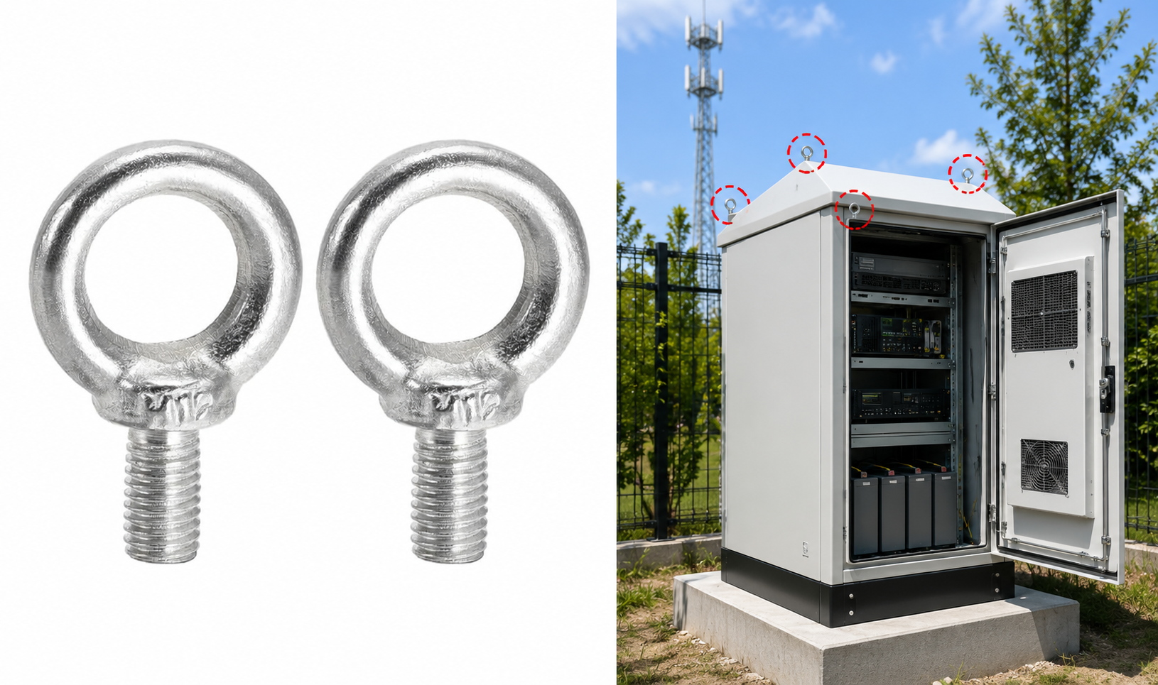 lifting eyes installed on outdoor telecom cabinet for crane lifting (3).png