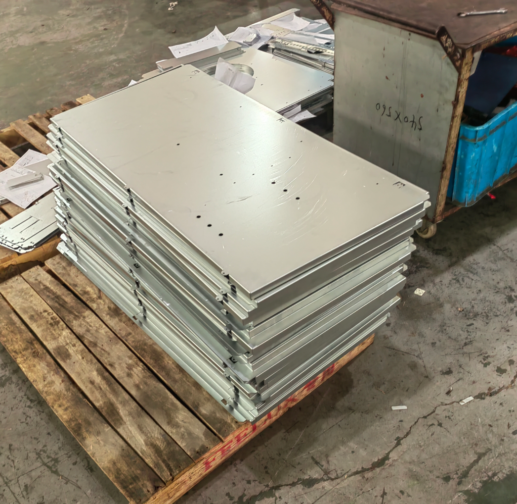 Sheet metal fabrication process for a custom battery enclosure.png