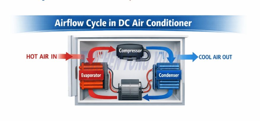 dc-air-conditioner-airflow-diagram