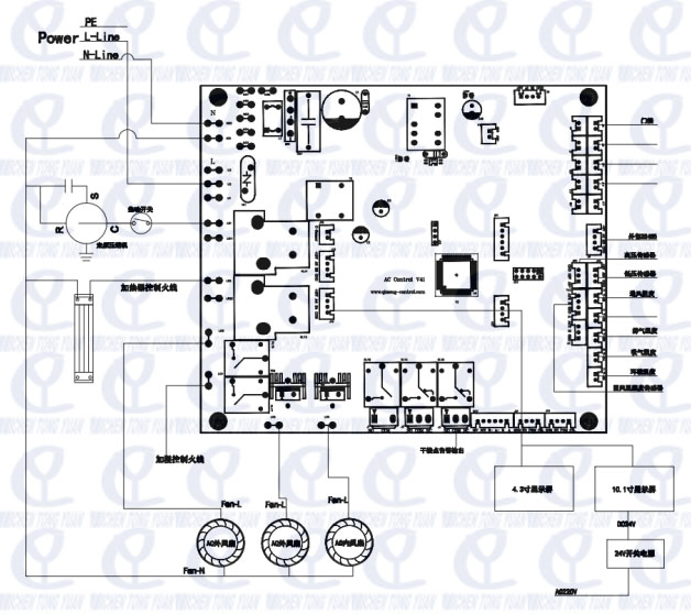 дәлме-дәл кондиционердің электрлік схемасы 