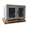 Custom metal sheet cabinet fabrication for 14U outdoor telecom equipment