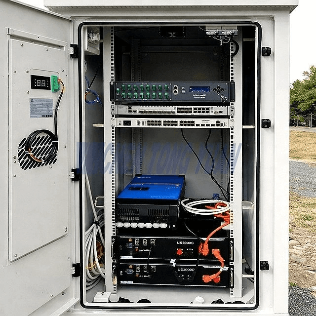 embedded SMPS installation in outdoor telecom cabinet