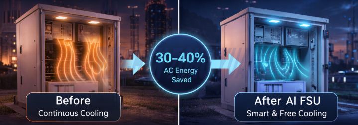 AI FSU cooling optimization reducing AC energy use