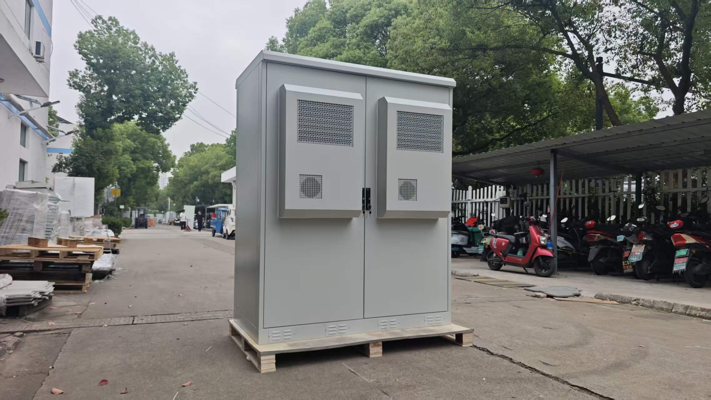 Custom sheet metal BESS enclosure manufactured by Cytech.jpg
