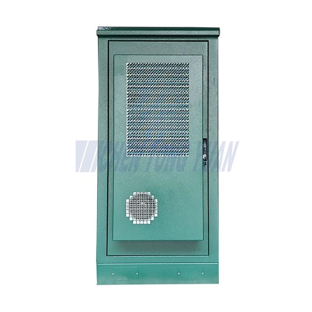 green powder coated stainless steel cabinet