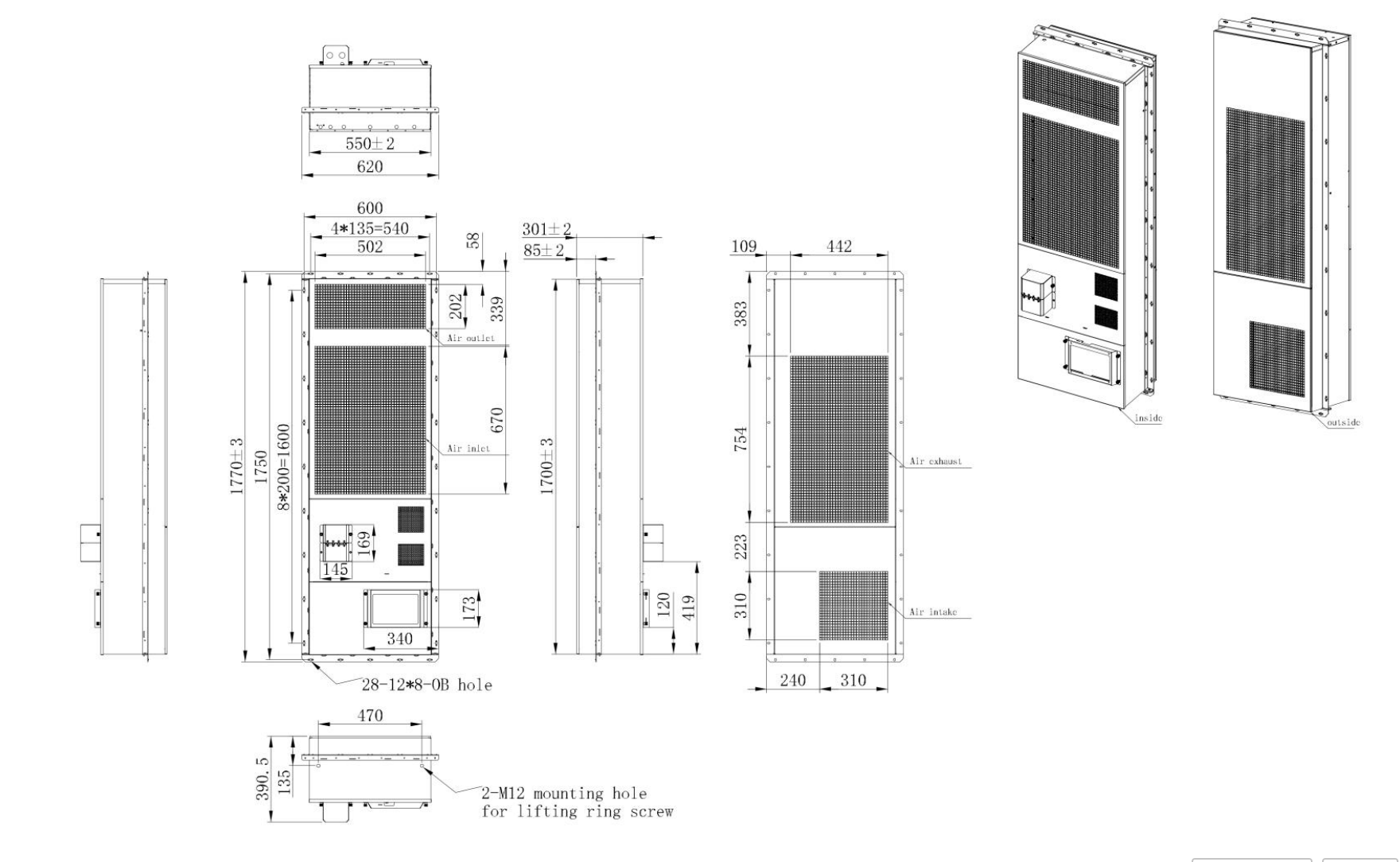 dimenion with monitor