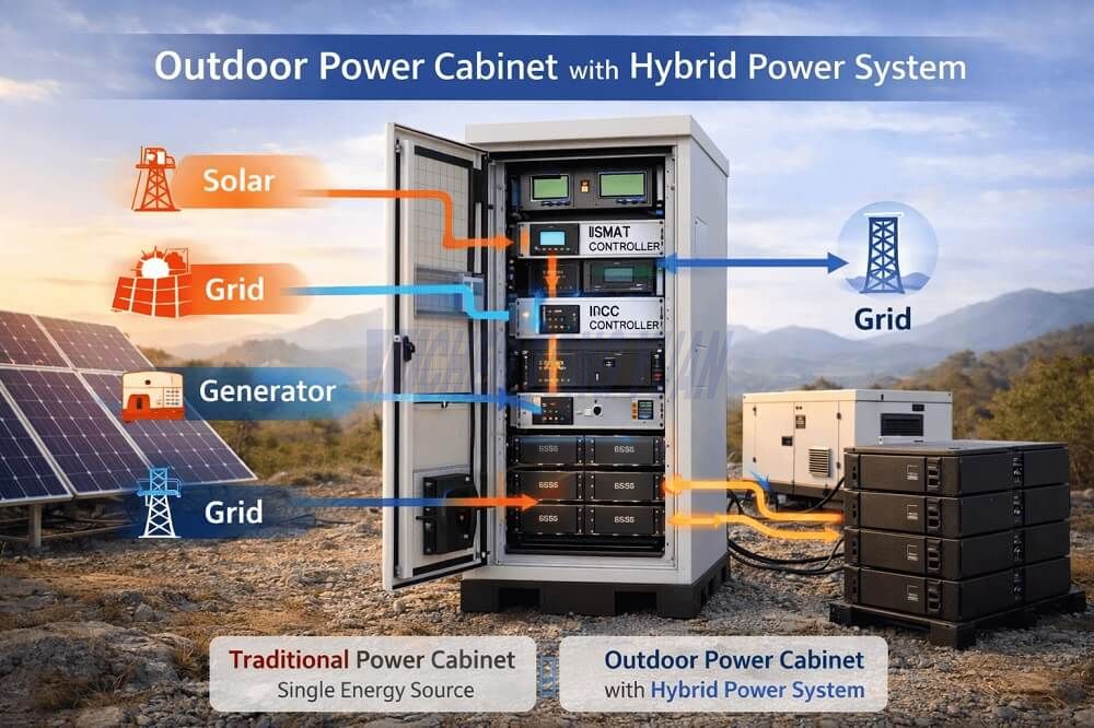 Outdoor Hybrid Power Cabinet Solution