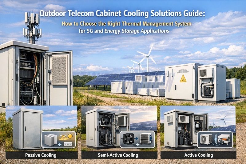Outdoor telecom cabinet cooling solutions overview