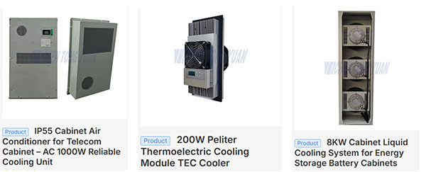 Active cooling systems for telecom cabinets